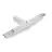 Noxion Connecteur pour Eclairage Linéaire LED NX-Line Node T OIO 8 Blanc
