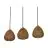 Ledvance Decor Papier Drop Papier/Acier Suspension Luminaire Beige | Convient pour 3X E27