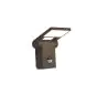 Ansell LED Wandlamp Tempo 90D Kantelbaar Grafiet 10W 685lm - 830 Warm Wit | IP54 - Bewegings- en lichtsensor