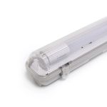 Noxion Réglette LED Étanche Boîtier Vide  Poseidon V2.0 incl. 1x Noxion Tube LED T8 Standard Output 17.5W 1800lm - 830 Blanc Chaud | 120cm