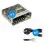 Mean Well Driver | LRS7524 | IP20 | 24V | 75W + Câble D'Alimentation 2m avec Terre