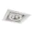 Noxion Inbouw Spot Zonder frame Pro 1x AR111 Kantelbaar Wit | Zaagmaat 164x164mm - G53 Fitting
