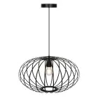 D'Lite Hanglamp Kemmel Metaal En Kunststof Mat Zwart | Geschikt Voor 1x E27