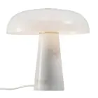 DFTP by Nordlux Tafellamp Glossy Marmer en Glas Wit | 320mm - Geschikt voor 1x E27